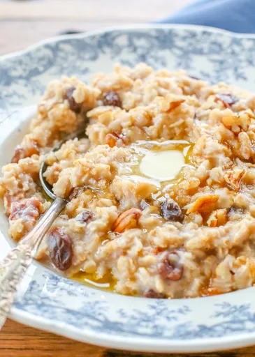 Avena con pasas y frutos secos