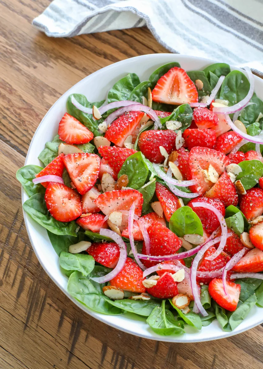 Strawberry Spinach Salad