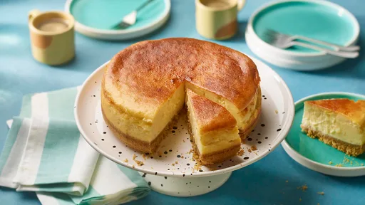Tarta de queso horneada en freidora de aire