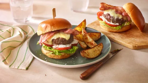 Air fryer classic burger