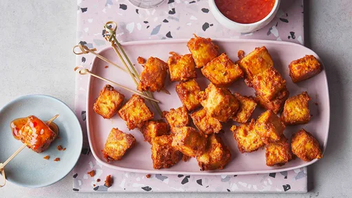 Air fryer crispy tofu