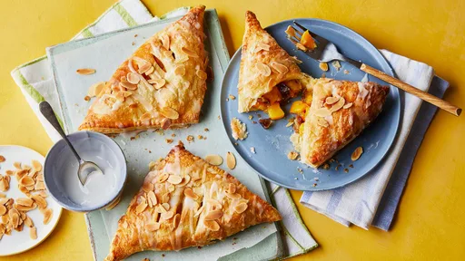 Napolitanas de melocotón en freidora de aire