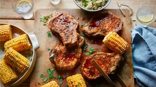 Chuletas de Cerdo en Freidora de Aire