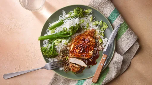 Porc laqué et collant à l’air fryer