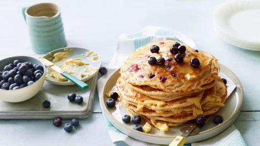 Blueberry pancakes