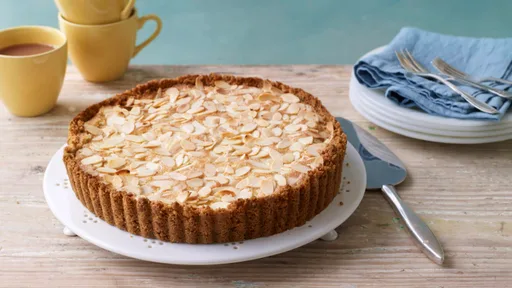 Tarta de manzana y frangipane