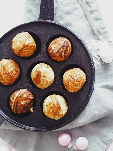 Klassiske æbleskiver med kærnemælk