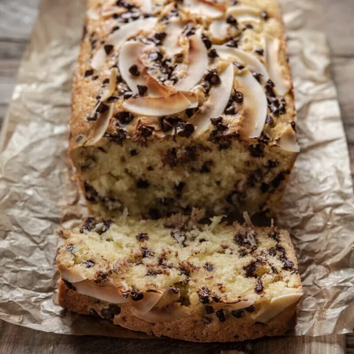 Heavenly Coconut Chocolate Chip Cake