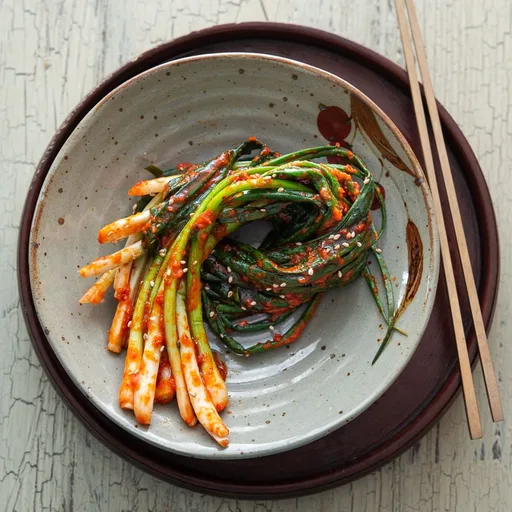 Easy Green Onion Kimchi (Pa Kimchi)