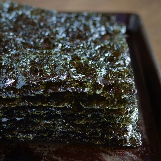 Geröstete Algensnacks selbst gemacht