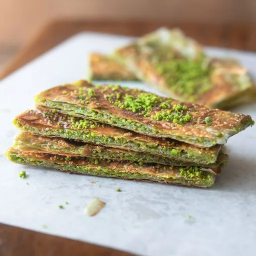 Easy Katmer (Turkish Pistachio Pastry Dessert)