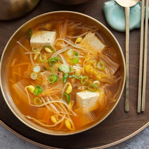Kimchi Bean Sprout Soup (Kimchi Kongnamul-guk)