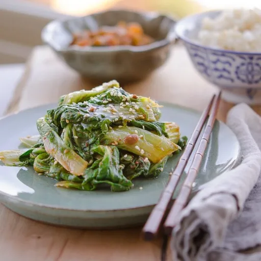 Repollo coreano con pasta de soja