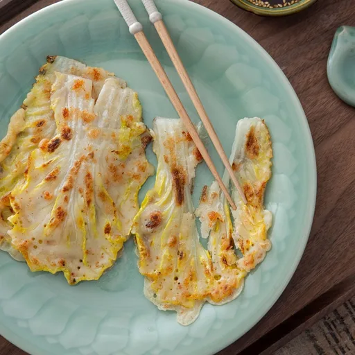 Korean Cabbage Pancakes (Baechu Jeon)