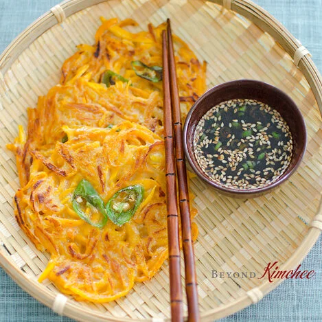 Korean Pumpkin Pancakes