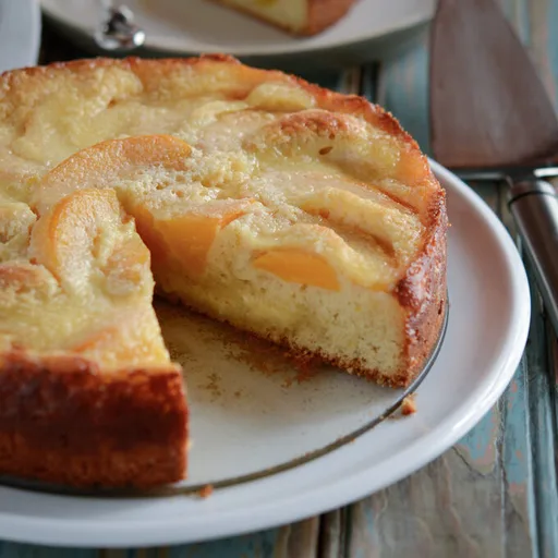 Peach Kuchen (German Peach Cake)