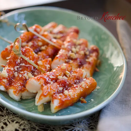 Brochetas de pastel de arroz, Tteok Kkochi