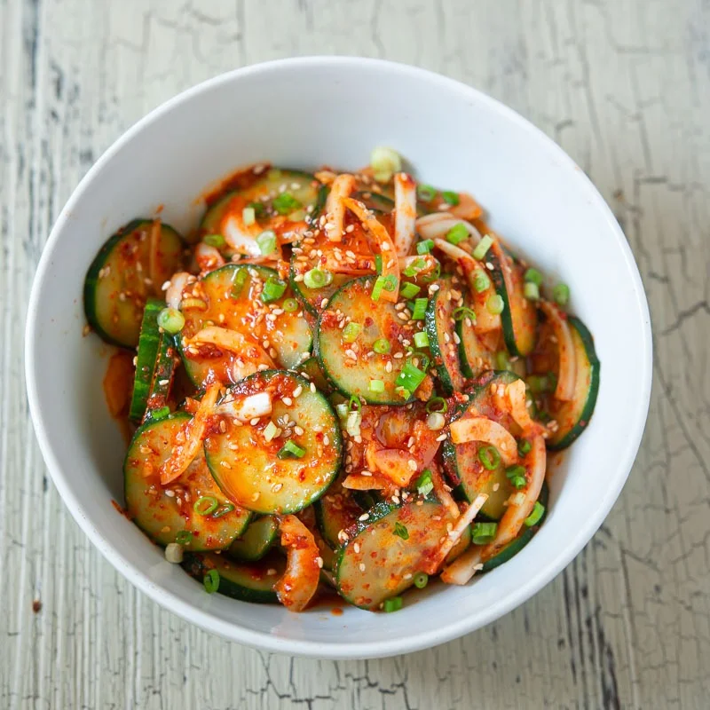 Korean Cucumber Salad (Oi Muchim)