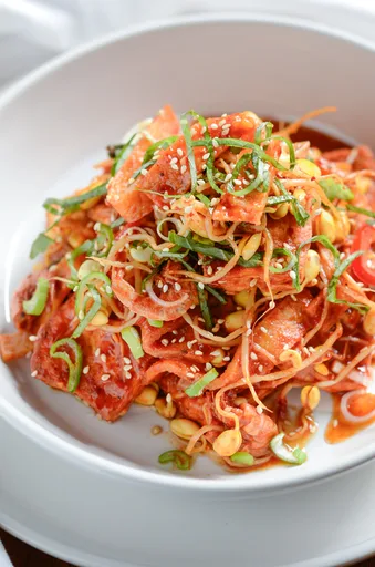 Spicy Tofu and Soybean Sprouts