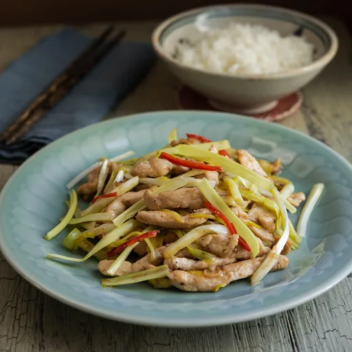 Yellow Chives and Chicken Stir-Fry Recipe