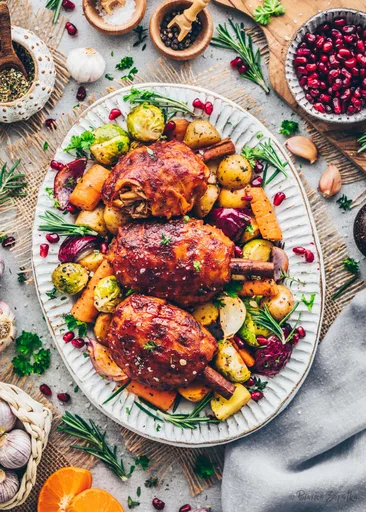 Vegane Hähnchenkeulen (Gänsekeulen) - einfach ohne Fleisch selbstgemacht!