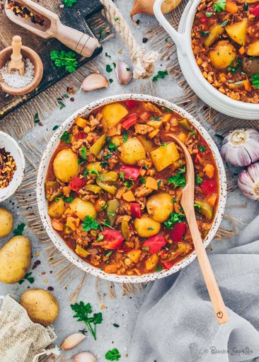 Sopa de verduras francesa