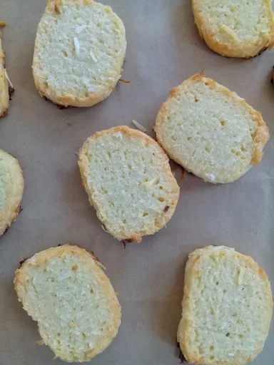 Coconut slice and bake cookies