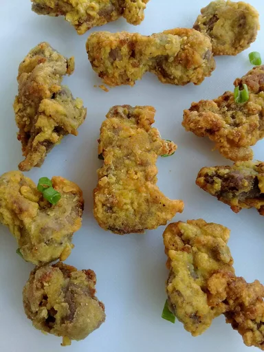 Mollejas fritas crujientes