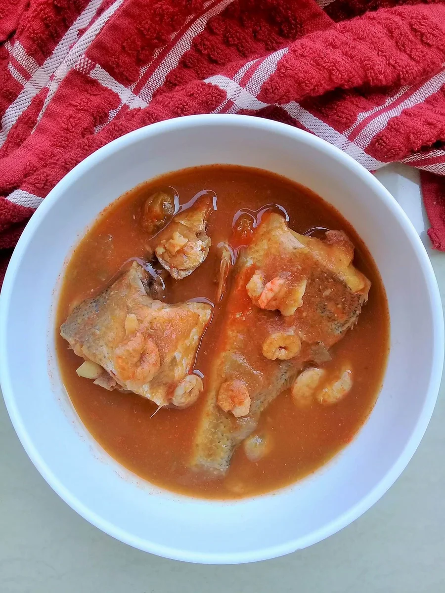 Fresh fish soup