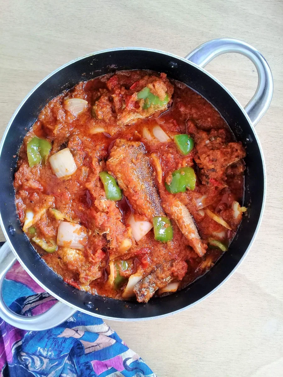 Fried fish stew