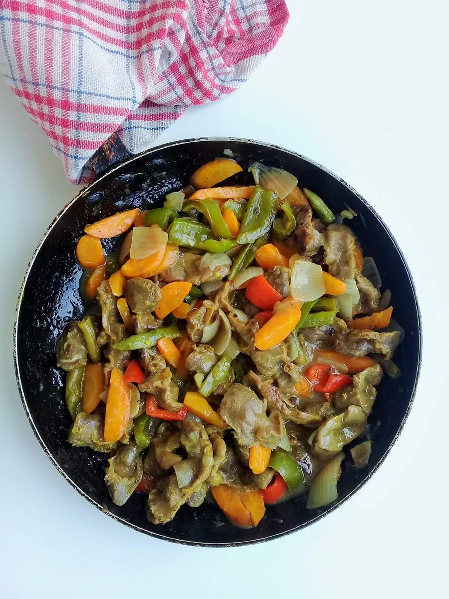 Spicy gizzard sauce