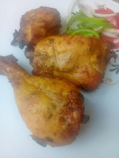 Pollo al curry asado
