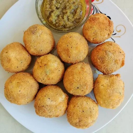 Tuna yam balls