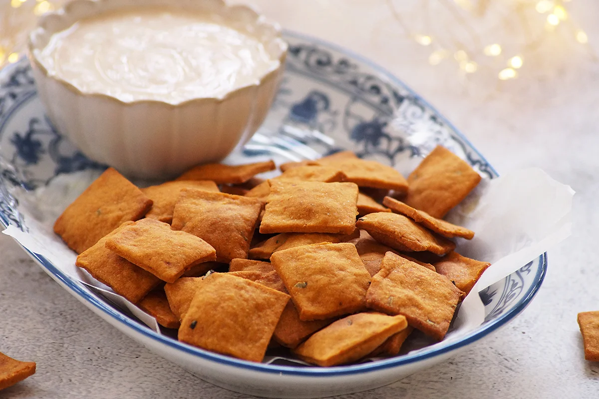Sweet Potato Crackers