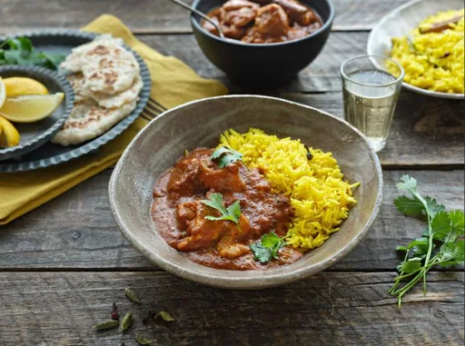Indian Chicken Curry with Pilaf Rice