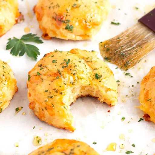 Cheddar Biscuits w/ Hot Honey (Easiest Buttermilk Method!)