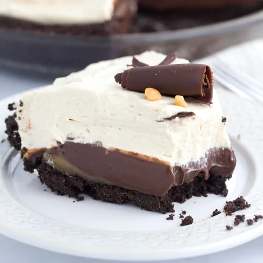 Tarta celestial de chocolate y mantequilla de cacahuete