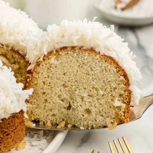 Coconut Bundt Cake (with Coconut Milk!)