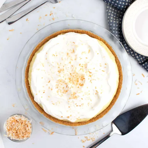 Easy Coconut Cream Pie with Graham Cracker Crust Recipe