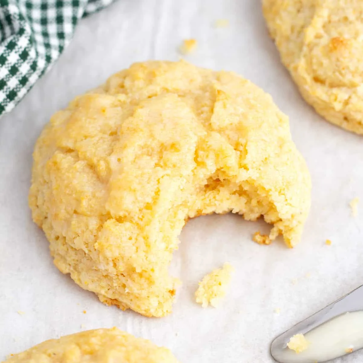 Simple Cornmeal Drop Biscuits Recipe