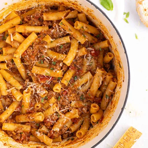 Receta de pasta con carne picada en una sola olla (¡cena en 30 minutos!)