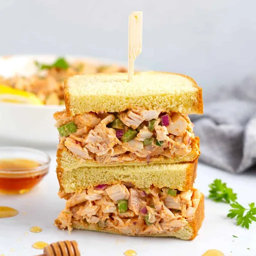 Receta fácil de ensalada de pollo con miel picante (¡dulce y picante!)