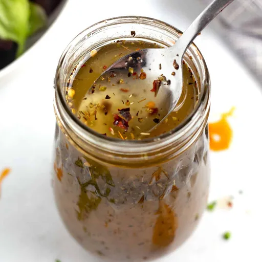 Simple Hot Honey Dressing Recipe (Vinaigrette)