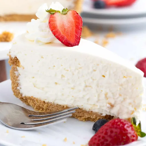 Receta de tarta de queso fácil sin horno (¡ligera y esponjosa!)