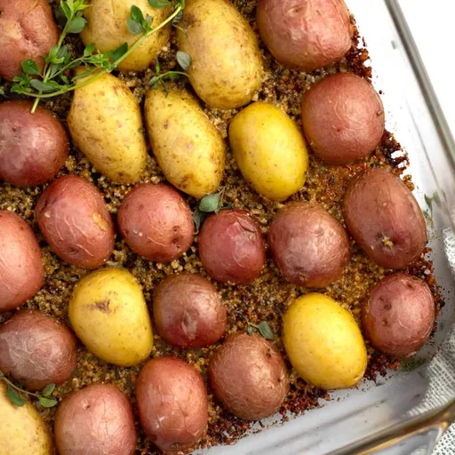 Crispy Roasted Parmesan Potatoes Recipe