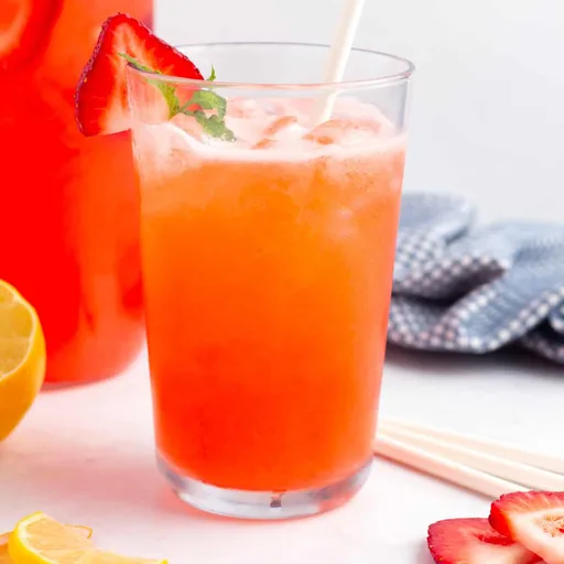 Easy Strawberry Lemonade Recipe (2 ingredients)