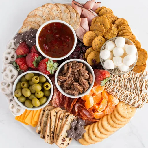 Sweet and Salty Christmas Snack Board