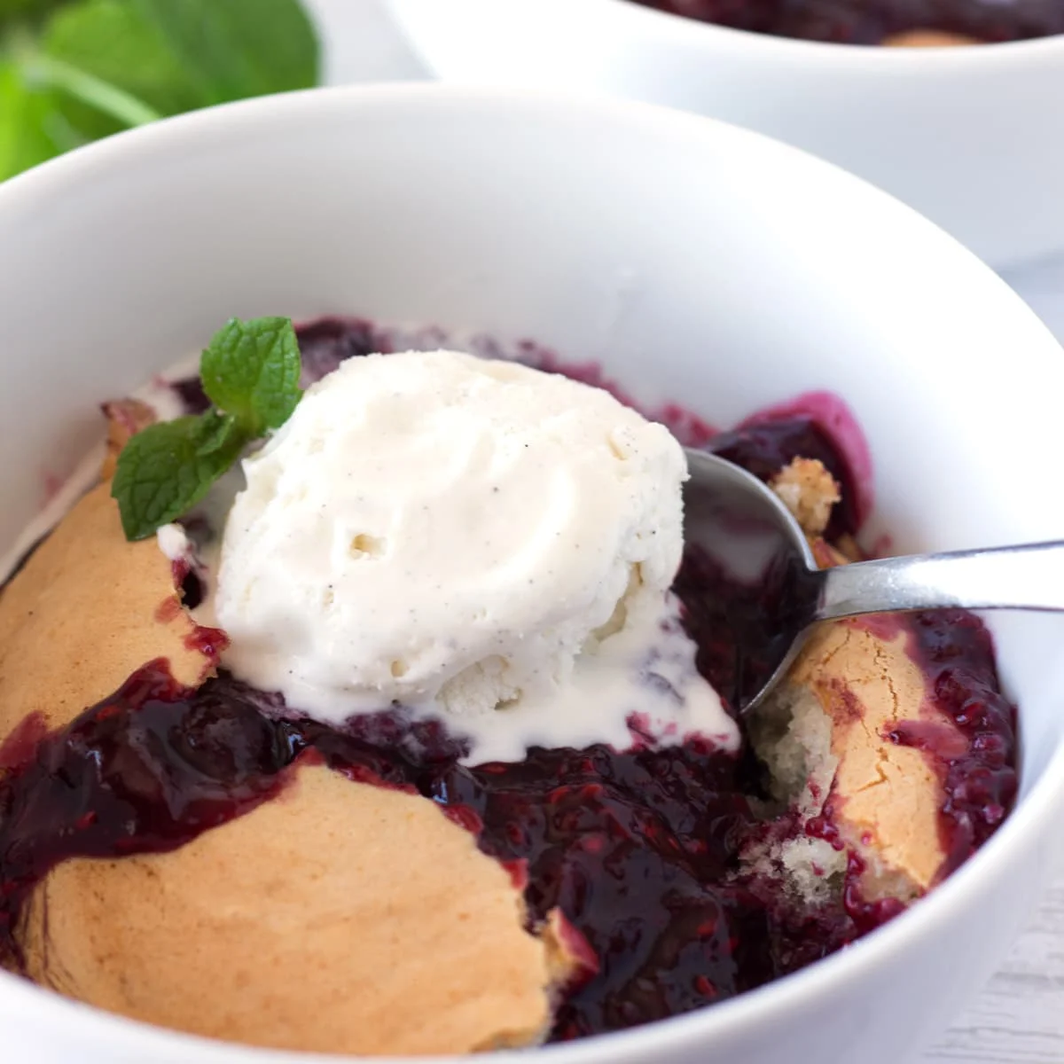 Triple Berry Cobbler