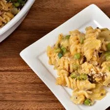 Cheesy Vegan Tuna Casserole
