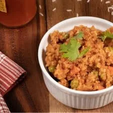 Arroz Estilo Mexicano Vegano Sin Aceite